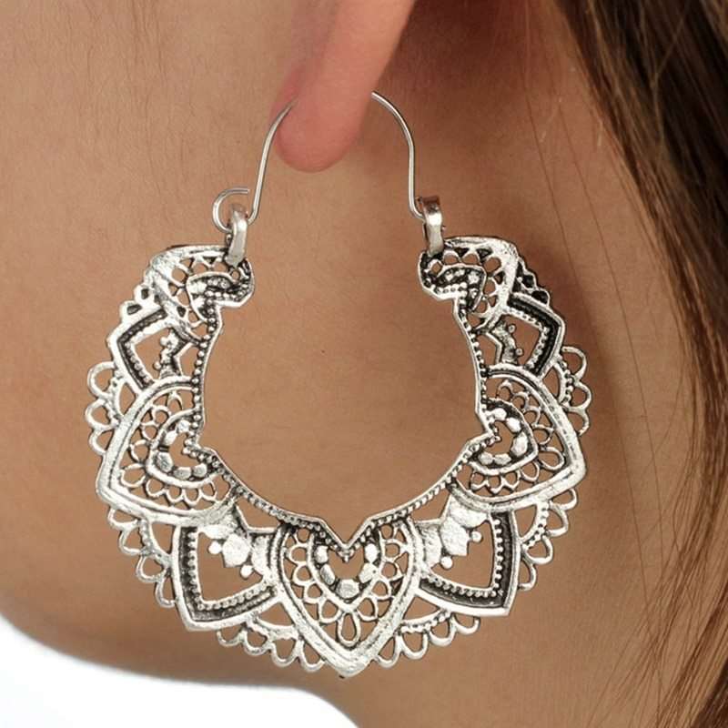 Bohemian Ethnic Earrings | Handmade Statement Jewelry for Women - HalleBeauty